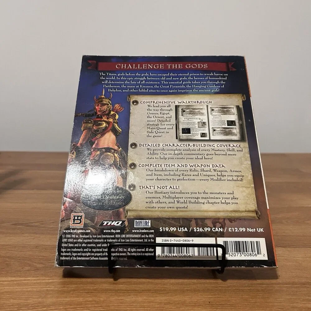 Titan Quest (PC CD-ROM) CIB COMPLETE, Strategy Guide, Titan Quest 2